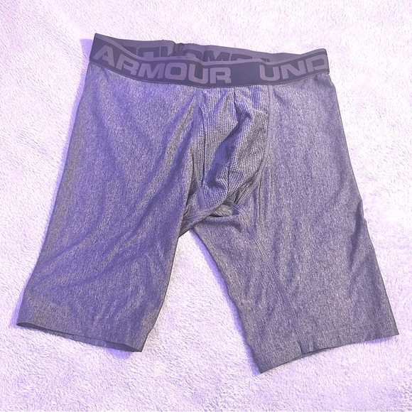 Bundle of 3 pairs of Under Armour boxer briefs size S/P/P Like new gray,blue,blk - Picture 5 of 8